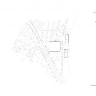 Site plan of Markolfhalle Markelfingen by Steimle Architekten