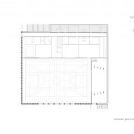 Ground floor plan of Markolfhalle Markelfingen by Steimle Architekten