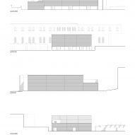 Elevations of a school gymnasium by MD41