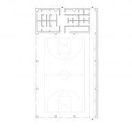 Floor plan of a school gymnasium by MD41