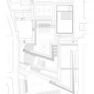 Site plan of a school gymnasium by MD41