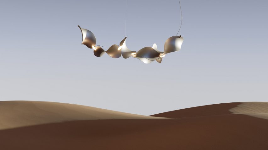 Dune light by Daniel Becker Studio for Moss