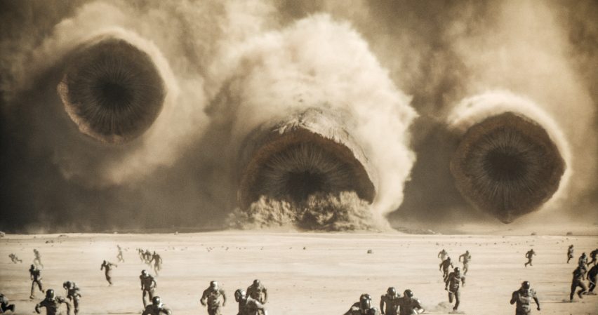 Giant sandworms from Warner Bros. Pictures and Legendary Pictures’ action adventure “DUNE: PART TWO,” a Warner Bros. Pictures release.