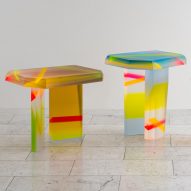 Kaleidoscopic acrylic furniture by Draga & Aurel demonstrates "power of refraction"
