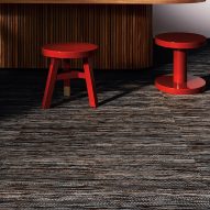 Graphic flooring by Bolon among 11 new products on Dezeen Showroom