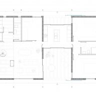 Floor plan of The Cork and Wood House by Gurea Arquitectura Cooperativa in Spain