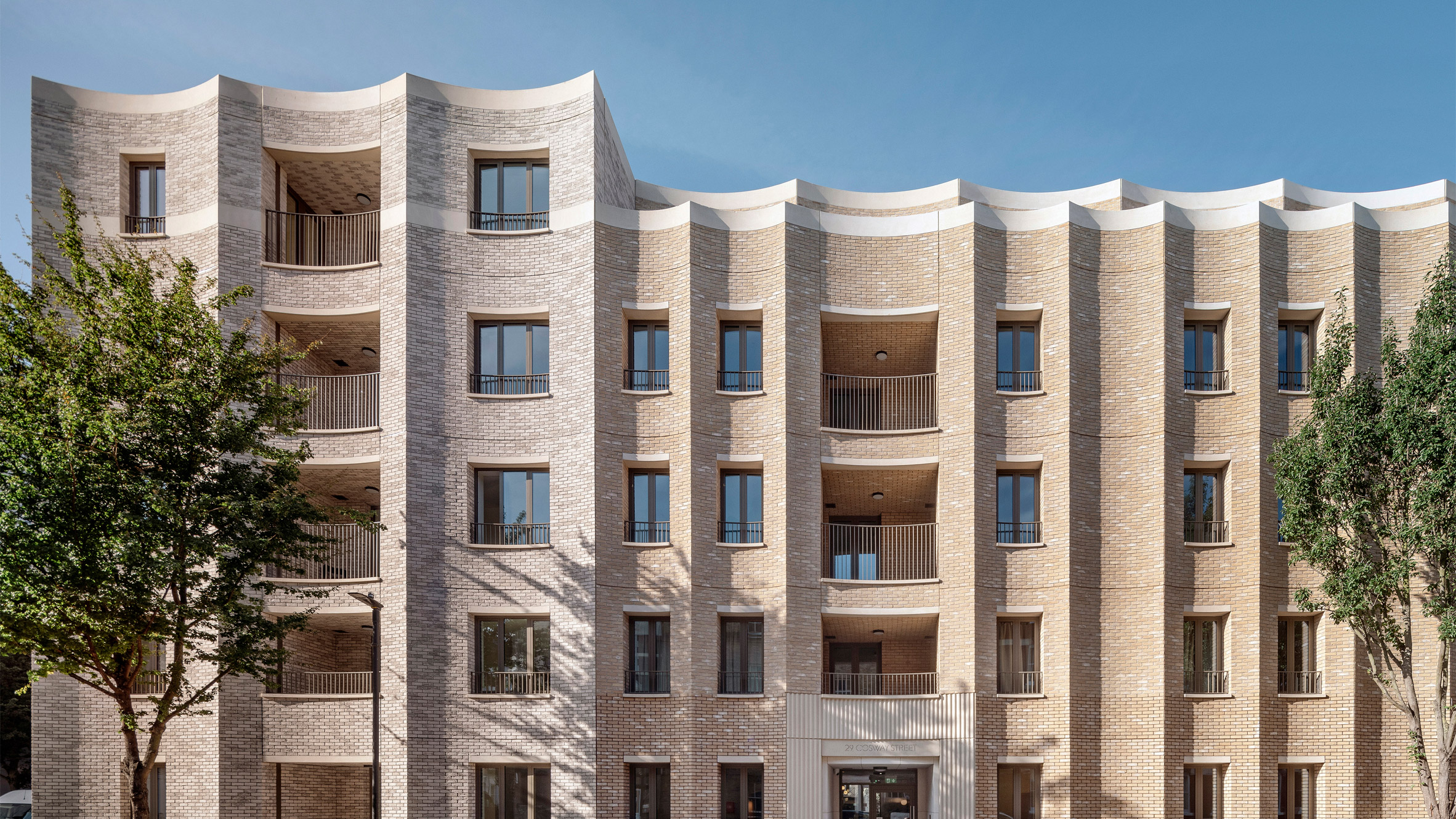 Bell Phillips creates Cosway Street housing block with fluted brick facades - Vimarsana News