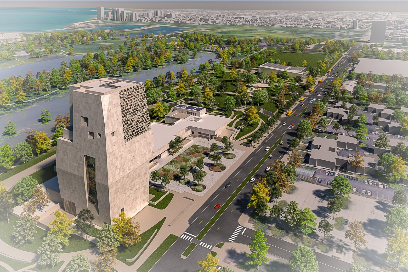Moody Nolan unveils design of athletic facility at Obama presidential ...