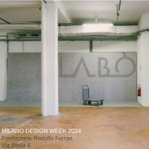 Labò's project poster for Milan design week 2024
