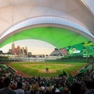 Dezeen Agenda features covered ballpark in Las Vegas by BIG
