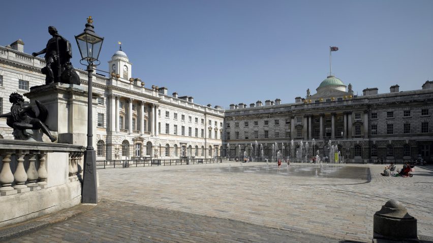 View of Somerset House courtyard