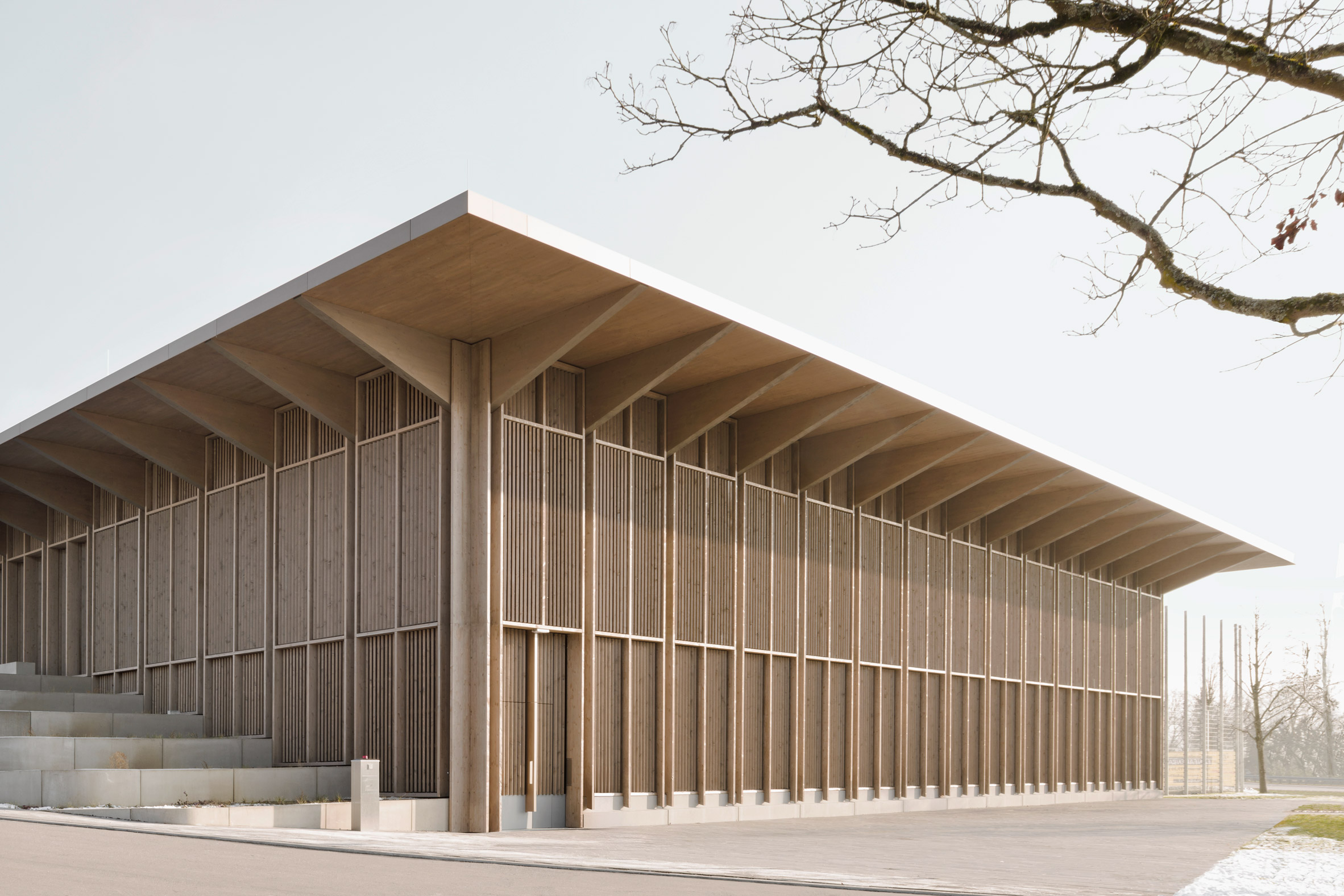 Markolfhalle Markelfingen multipurpose timber hall by Steimle Architekten