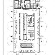 First floor plan of Metropolitan Station in Lublin by Tremend