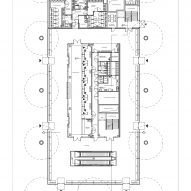 Ground floor plan of Metropolitan Station in Lublin by Tremend