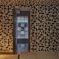 A wall with patterning