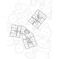 Plan of Parc Princesse social housing by SOA Architectes