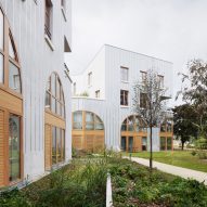 SOA Architectes completes "eclectic" social housing in Parisian park