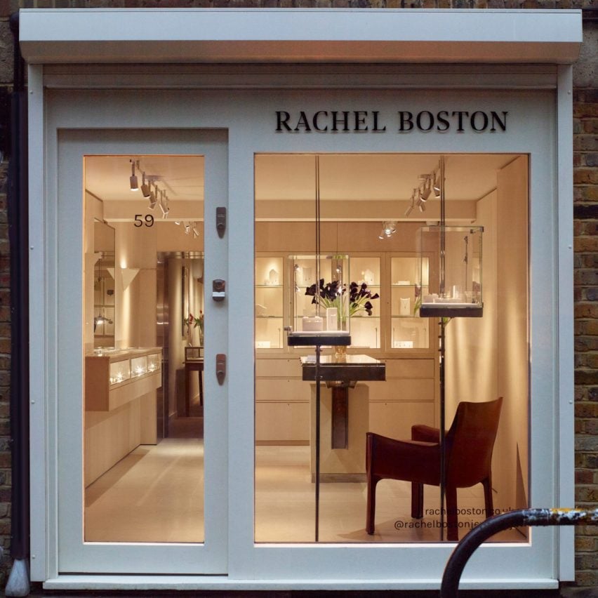 Rachel Boston's first flagship store and showroom in London