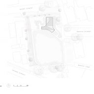 Site plan of Hurlstone Park Community Centre by Sam Crawford Architects