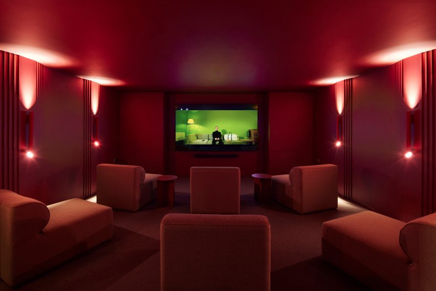 Cinema room in Roca living in Liverpool by SODA