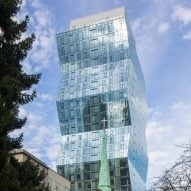 Hewitt creates residential tower in Seattle informed by stack of magazines