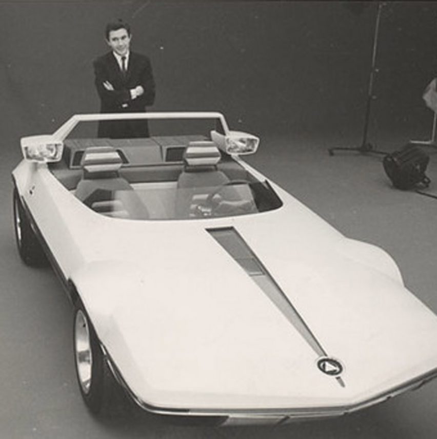 1969 Autobianchi A112 Runabout and the Bertone designer Marcello Gandini