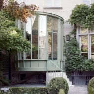 Mamout adds "smallest possible extension" to townhouse in Brussels
