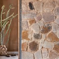 Stone wall of Stone House by Sketch Design Studio