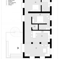 Ground floor plan of Stone House by Sketch Design Studio