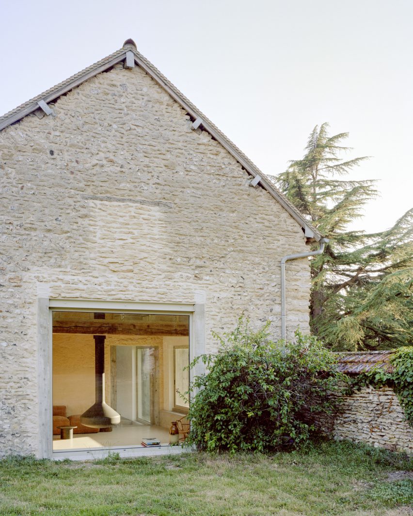 Farmhouse window at Maison Hercourt by Studio Guma in Normandy