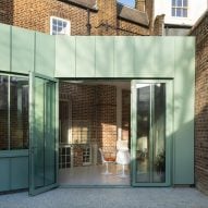 Studio Octopi adds mint-green extension to Georgian house in London