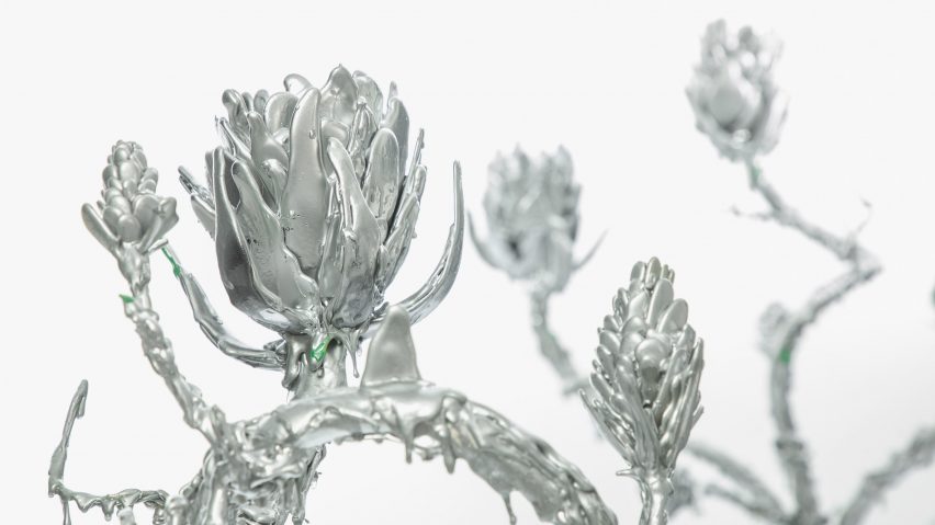Photo of silver floral-like accessories