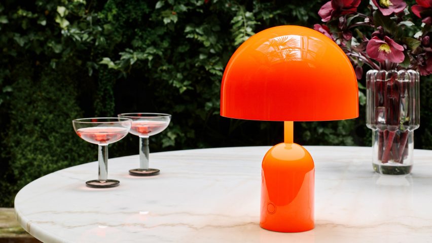 Photo of the Bell table light by Tom Dixon
