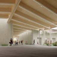 SO-IL designs Massachusetts museum with undulating CLT roof
