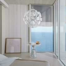 Photo of Baccarat chandelier in a room