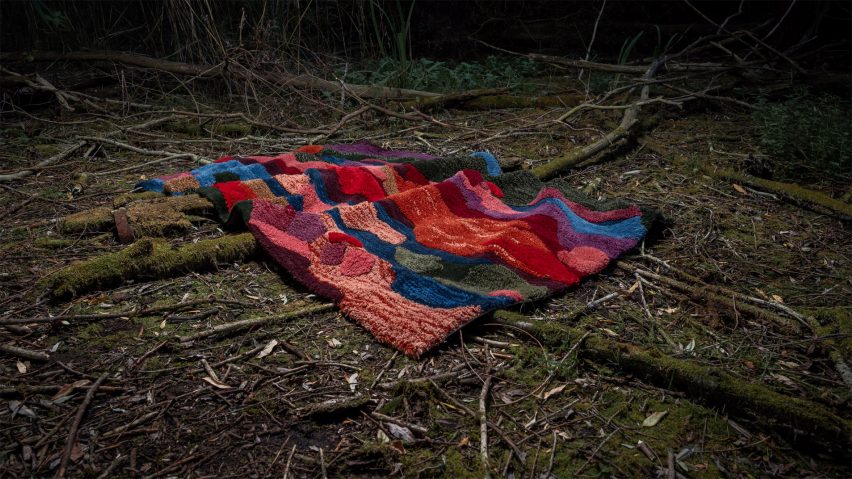 Photo of textiles on the ground
