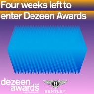 Four weeks left to enter Dezeen Awards 2024