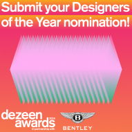 Two weeks left to nominate your favourite studios for Designers of the Year at Dezeen Awards 2024