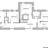 Ground floor plan of The Barn by Mole Architects