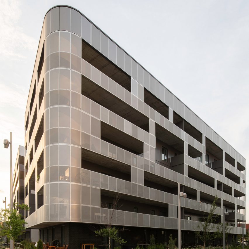 Montreal housing block with metal exterior
