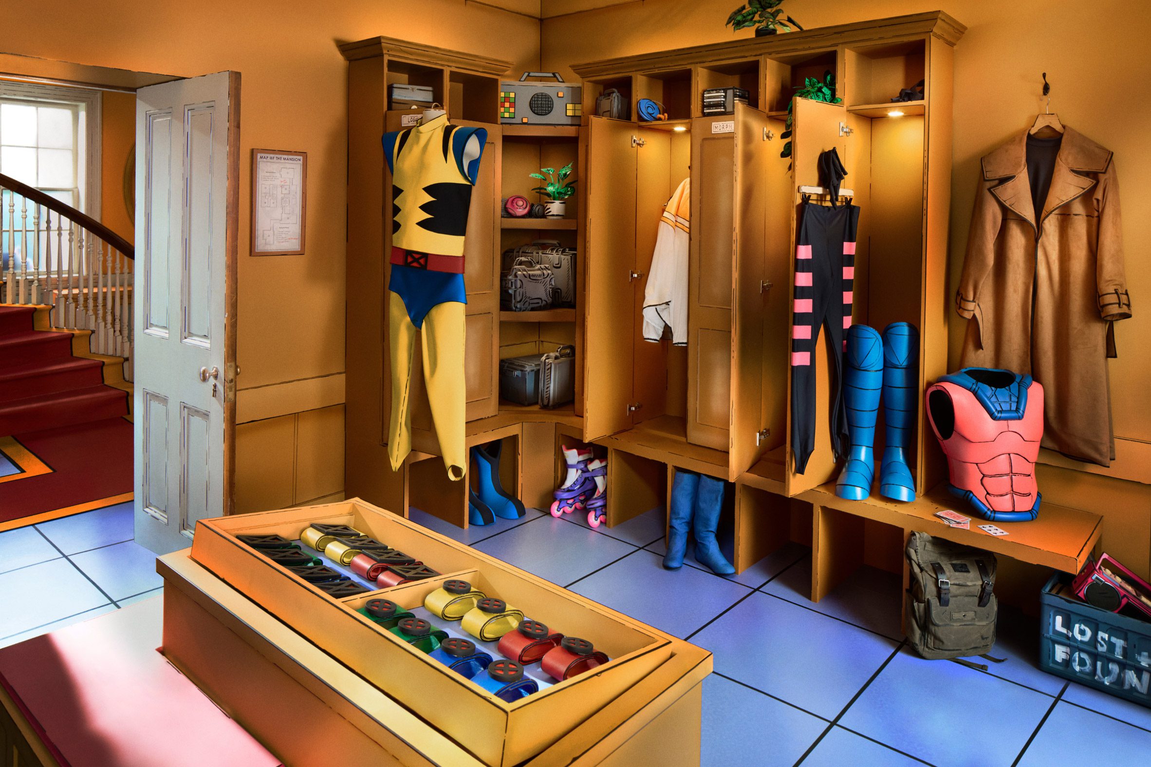 Cartoonish closet