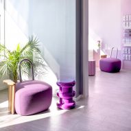 Sergio Mannino enlivens Philadelphia pharmacy with mauve and silver