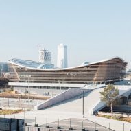 Timber Aquatics Centre completes in Paris for 2024 Olympic Games