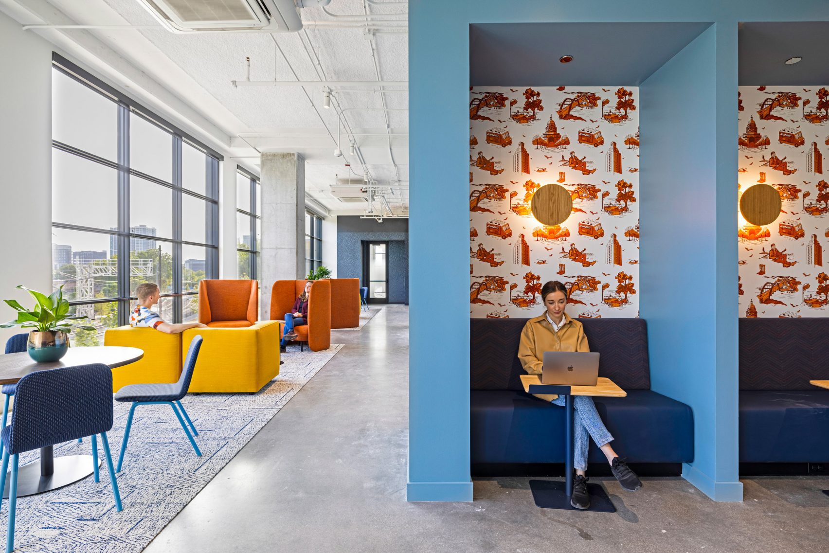 Mithun completes airy, colourful interior for office in Austin