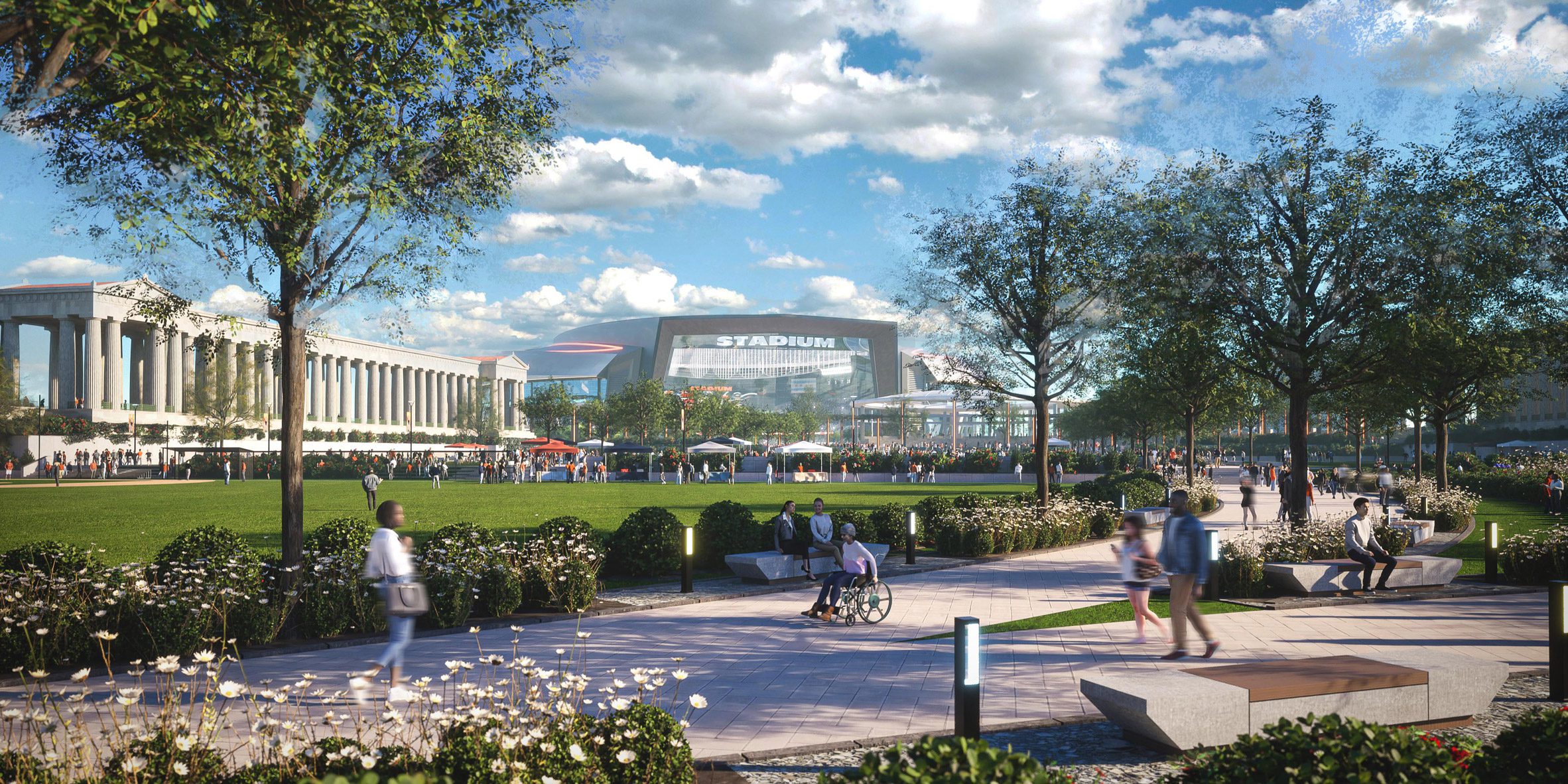 Open greens of Soldier Field in new plans