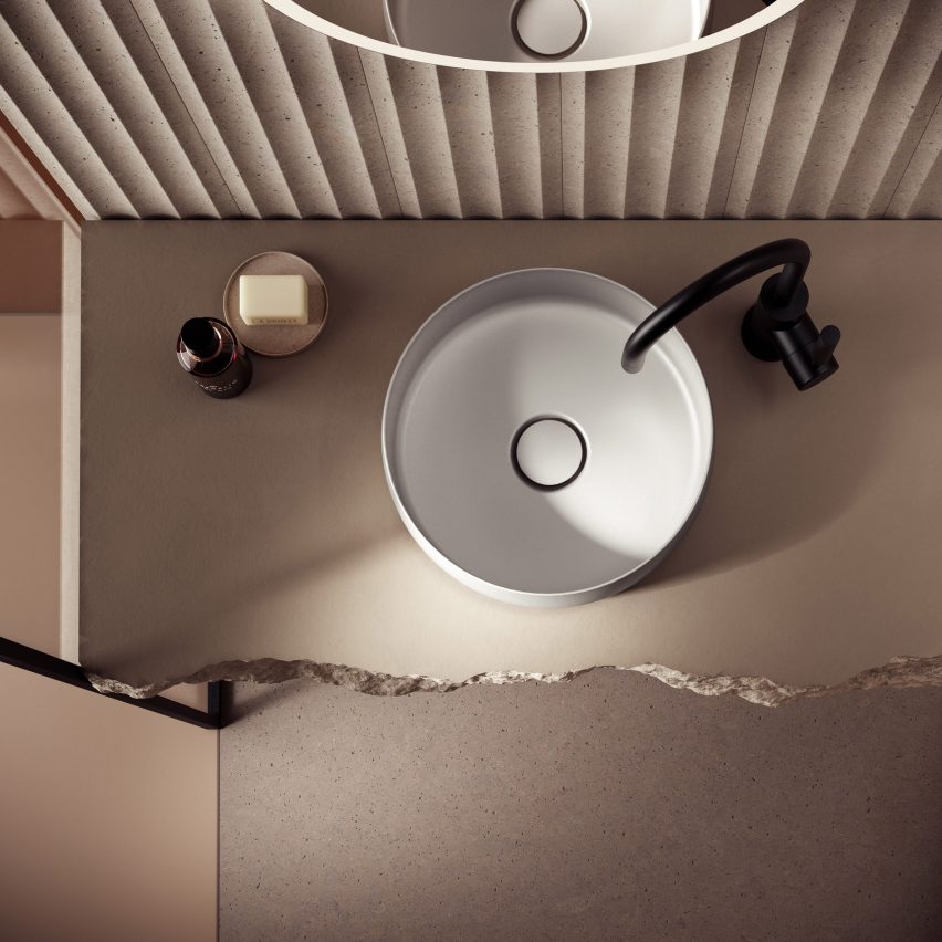 BetteCurve and BetteLiv washbasins by Tesseraux & Partner for Bette