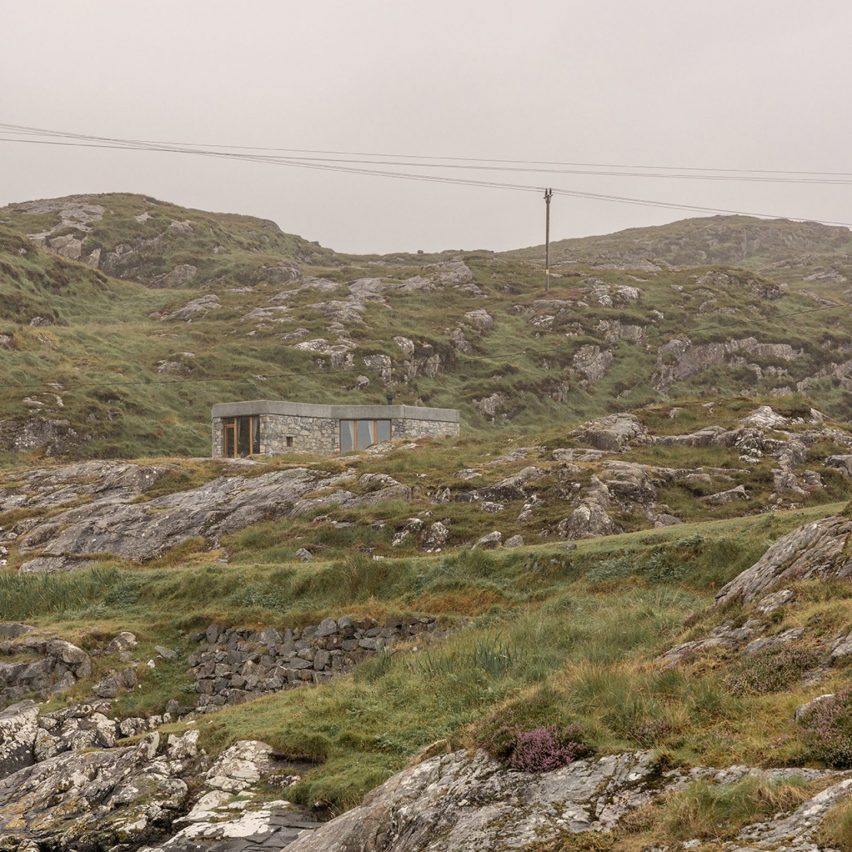 Izat Arundell clads remote Outer Hebrides home with local stone