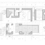 Red brick Mexican home plans