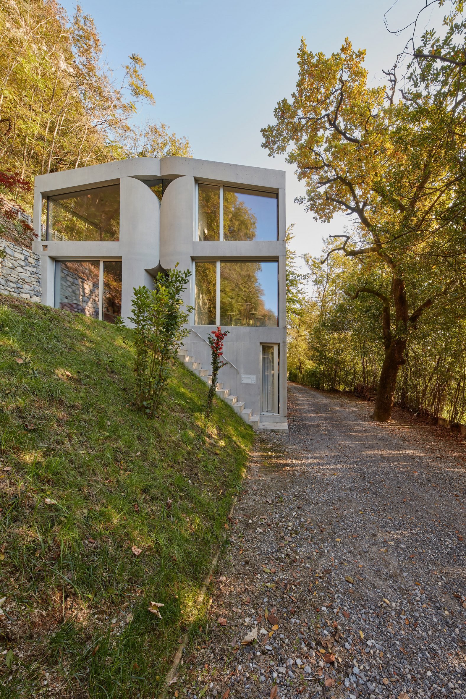 Concrete House C in Mendrisio by Celoria Architects