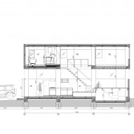 Section drawing of 2700 by IGArchitects